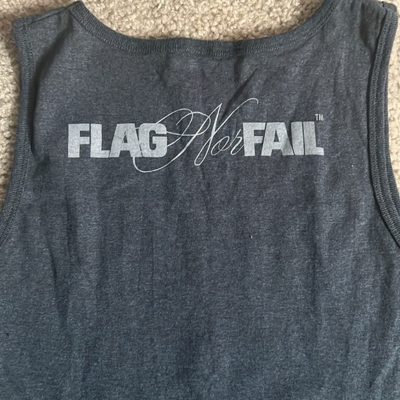 Vintage flag nor fail bury the dead mens tank - Picture 4 of 4